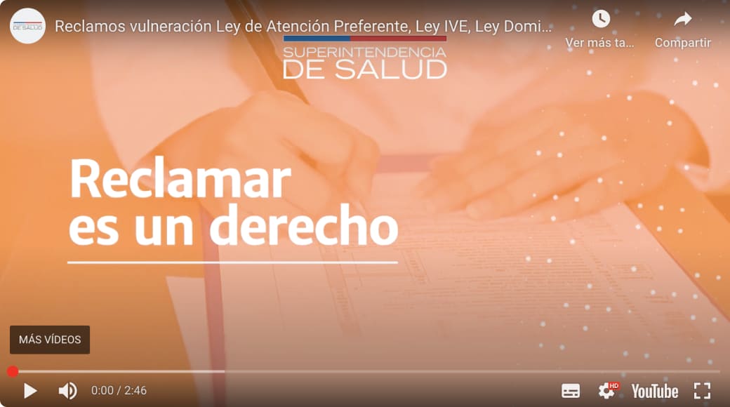 Portada video reclamar es un derecho