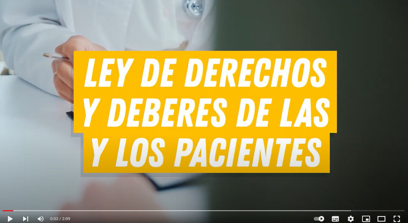 Video: Ley de derechos y deberes de los pacientes