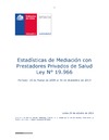 Estadísticas Mediaciones con Prestadores Privados marzo 2005 - diciembre 2013