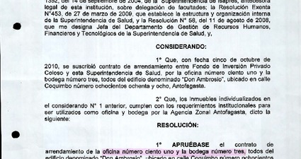 Resol Aprueba Contrato Antofagasta